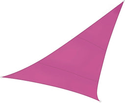 Perel Schaduwdoek, waterafstotend, 5 x 5 x 5 m, 160 g/m², polyester, driehoek, fuchsia