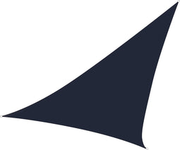 Perel Schaduwdoek, waterdoorlatend, luchtdoorlatend, 5 x 5 x 5 m, 180 g/m², HDPE, driehoek, donkergrijs