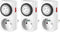 Perel Set met 3 mini 24-uurs timers, mechanisch, 230 V, 16 A, 3680 W, Duitse aarding type F, wit