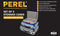 Perel Set met 3 opbergkoffers, verschillende maten, schouderriem, sleutelslot, 2 sleutels, aluminium, max. 430 x 290 x 120 mm