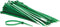 Perel Set nylon kabelbinders 4.6x200mm - Groen, UV-bestendig, 100 st.