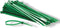 Perel Set nylon kabelbinders 4.6x200mm - Groen, UV-bestendig, 100 st.