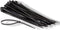 Perel Set nylon kabelbinders 7.6x400mm - Zwart, UV-bestendig, 100 st.