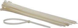 Perel Set nylon kabelbinders 8.8x500mm - Wit, UV-bestendig, 50 st.