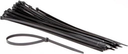 Perel Set nylon kabelbinders 8.8x500mm - Zwart, UV-bestendig, 50 st.