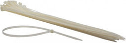Perel Set nylon kabelbinders 8.8x750mm - Wit, UV-bestendig, 50 st.