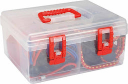 Perel Set spanbanden en snelbinders, voor het vastzetten en zekeren van ladingen, verschillende lengtes en bevestigingen, met opbergkoffer, 20 stuks