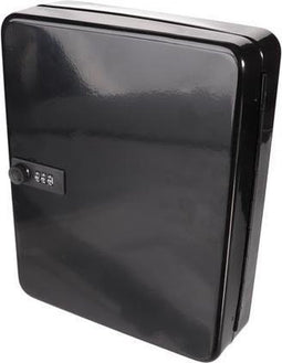 Perel Sleutelkast met cijferslot, 46 haken, zwart