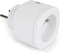 Perel Smart wifi-stekker, 13 A, 3000 W, voor gebruik binnenshuis, Franse aarding type E, wit