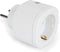 Perel Smart wifi-stekker, 13 A, 3000 W, voor gebruik binnenshuis, Duitse aarding type F, wit