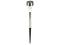 Perel Solar led-tuinlamp met grondspies en sensor 37 cm, koudwit, rvs, energiezuinig, 24 stuks