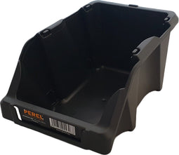 Perel Stapelbak, stapelbaar, kunststof, 125 x 195 x 90 mm, zwart