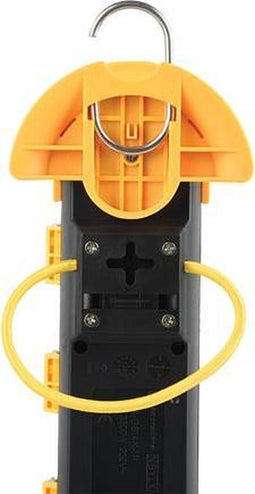 Perel Stekkerdoos, 4 klapdeksels, 4 stopcontacten met randaarde (type F), kabelgleuf, haak, kabel 3 m, 3G1.5, voor binnen en buiten, zwart/geel