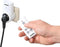 Perel Stopcontacten, met afstandsbediening, set van 3, draadloos, bereik tot 25 m, 10 A, 2300 W, wit