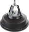 Perel Terrasverwarmer, 1500 W, carbon, plafondmontage, met ketting, 1 warmteniveau, plensdicht, retrodesign, metaal, zwart