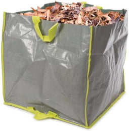 Perel Tuinafvalzak, opvouwbaar, 400 l, handgrepen, grijs, ultrasterk