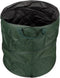 Perel Tuinafvalzak, opvouwbaar, 85 l, handgrepen, donkergroen/zwart, waterafstotend