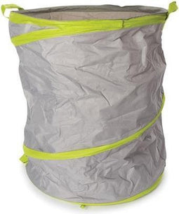 Perel Tuinafvalzak, opvouwbaar, 85 l, handgrepen, grijs/limoen, ultrasterk