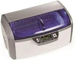 Perel Ultrasone reiniger met ontgasfunctie, afvoerventiel, instelbare timer en temperatuur, uitneembare mand, horlogehouder, professioneel gebruik, 6 L, 310 W, 35 kHz, wit