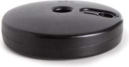 Perel Universele (na)vulbare voet voor afzetpaal, rond 30 cm, zwart