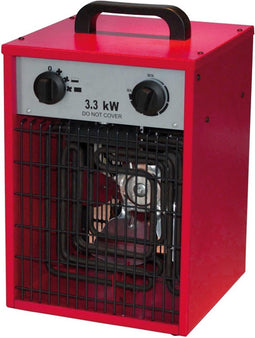 Perel Ventilatorkachel, voor binnen, 2 warmtestanden, 3300 W