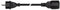 Perel Verlengkabel, H05RR-F 3G1.5, 5 m, 16 A/230 V, 3680 W, type E/F, IP44, rubber, zwart
