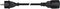 Perel Verlengkabel, H05RR-F 3G1.5, 5 m, 16 A/230 V, 3680 W, type E/F, IP44, rubber, zwart