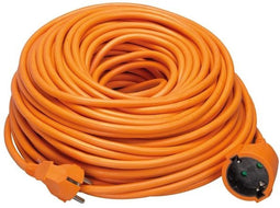 Perel Verlengkabel, H05VV-F 3G1.5, 40 m, 16 A/230 V, 3500 W, type E/F, Schuko, voor binnen, pvc, oranje