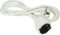 Perel Verlengkabel, H05VV-F 3G1.5, 5 m, 16 A/230 V, 3500 W, type E/F, Schuko, voor binnen, pvc, wit