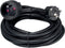 Perel Verlengkabel, H05VV-F 3G1.5, 5 m, 16 A/230 V, 3500 W, type E/F, Schuko, voor binnen, pvc, zwart