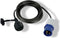 Perel Verloopkabel, H07RN-F 3G1.5, 3 m, 16 A/230 V, 3680 W, type F naar CEE, voor binnen en buiten, rubber, blauw