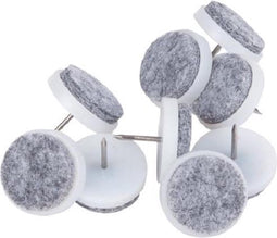 Perel Viltglijder met nagel, vloerbeschermer, Ø 24 mm, 80 stuks,