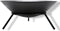 Perel Vuurschaal, met onderstel, 3 poten, rond, 26 x Ø 56 cm, gietzijzer, zwart