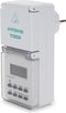 Perel Weektimer, digitaal, 230 V, 32 A, 3600 W, IP44, voor gebruik buitenshuis, Duitse aarding type F, wit