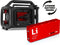 PerfectPro bouwplaatsradio ROCKRPO, DAB+ en FM-ontvangst, Bluetooth, geïntegreerde batterij, AUX- en USB-ingang, inclusief oplader en lithiumbatterij, IP65, RP2