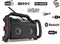 PerfectPro bouwplaatsradio ROCKRPO, DAB+ en FM-ontvangst, Bluetooth, geïntegreerde batterij, AUX- en USB-ingang, inclusief oplader en lithiumbatterij, IP65, RP2