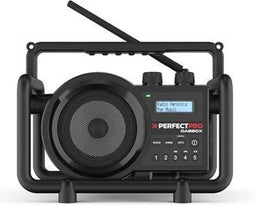 Perfectpro Dabbox 3 PLUS oplaadbare batterijen - Draadloze bouwradio.
