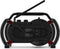 Perfectpro NETBOX PLUS oplaadbare batterijen internet radio, kleurenscherm, USB-mediaspeler en bluetooth. En regen-, stof- en vuilbestendig bouwradio