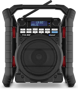Perfectpro Teamplayer PLUS oplaadbare batterijen Bluetooth, DAB+, FM, AUX In, USB Speler bouwradio met batterijen