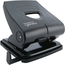 Perforator Rapesco PF827PB2 2-gaats Antibacterieel 30 vel Zwart | Doos a 1 stuk