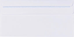 Pergamy enveloppen zonder venster 80 g, ft DL 110 x 220 mm, zelfklevend, wit, doos van 500 stuks