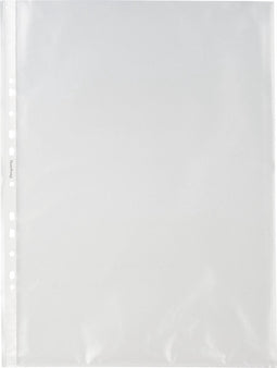 Pergamy geperforeerde showtas, ft A3 portret, 11-gaatsperforatie, gekorrelde PP, pak van 100 stuks