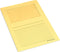 Pergamy L-map met venster, pak van 100 stuks, lichtgeel