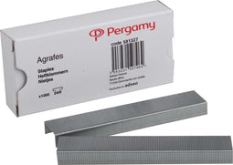 Pergamy nietjes 24/6, verzinkt, doos van 1.000 nietjes