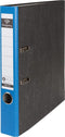 Pergamy ordner, voor ft A4, uit karton, rug van 5 cm, gewolkt blauw