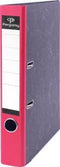 Pergamy ordner, voor ft A4, uit karton, rug van 5 cm, gewolkt rood