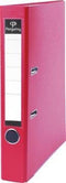 Pergamy ordner, voor ft A4, uit PP en papier, met beschermrand, rug van 5 cm, rood