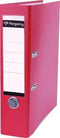 Pergamy ordner, voor ft A4, uit PP en papier, met beschermrand, rug van 8 cm, rood