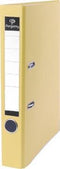 Pergamy ordner, voor ft A4, uit PP en papier, met beschermrand, rug van 5 cm, geel