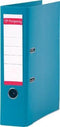 Pergamy ordner, voor ft A4, volledig uit PP, rug van 8 cm, turkoois